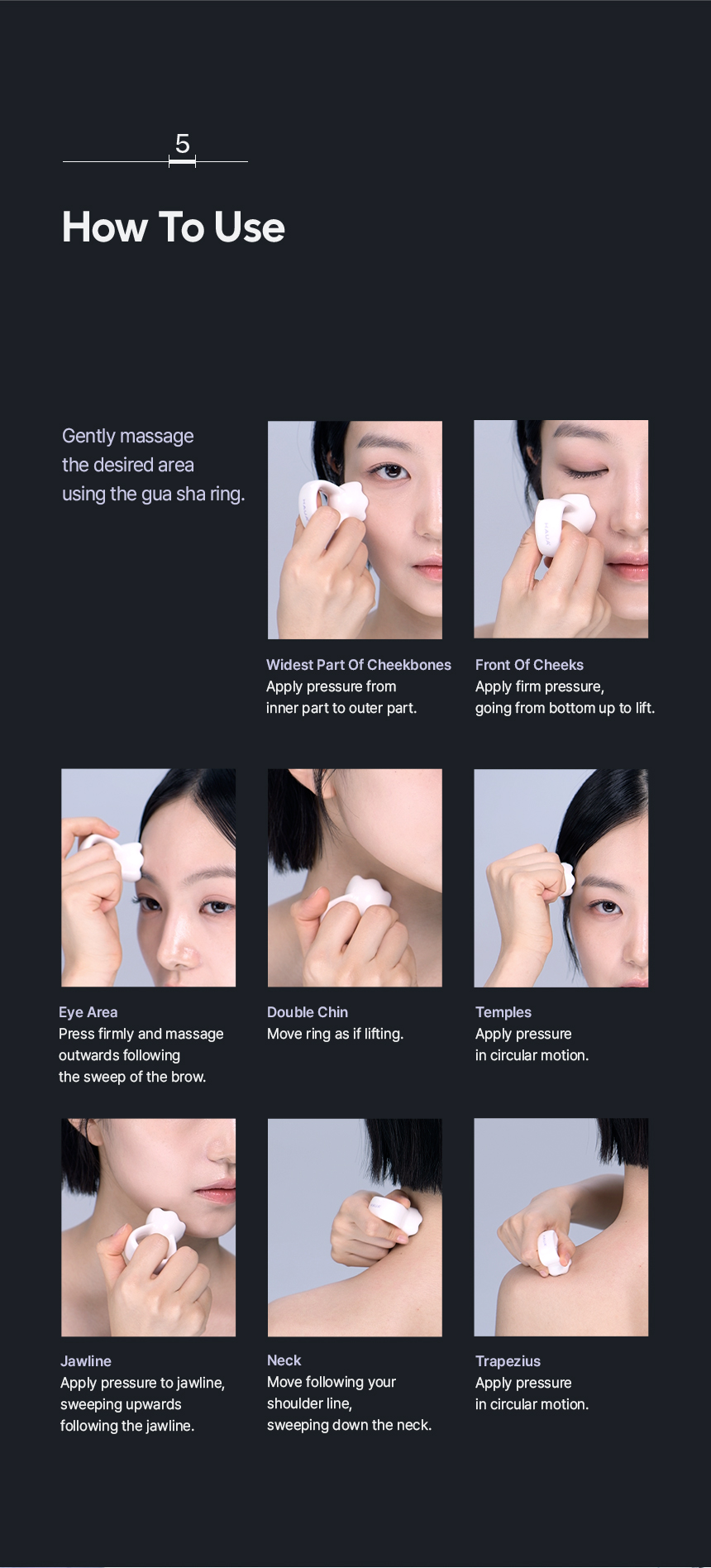 HAUA] Ring Gua Sha - 信頼できる韓国コスメ・スキンケアプラットフォーム
