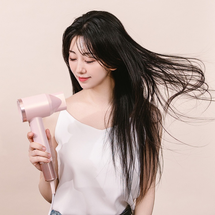에어리소닉 BLDC 헤어 드라이기 고속 미니 드라이어 초경량 저소음 항공모터 미용실 여행용 휴대용_1