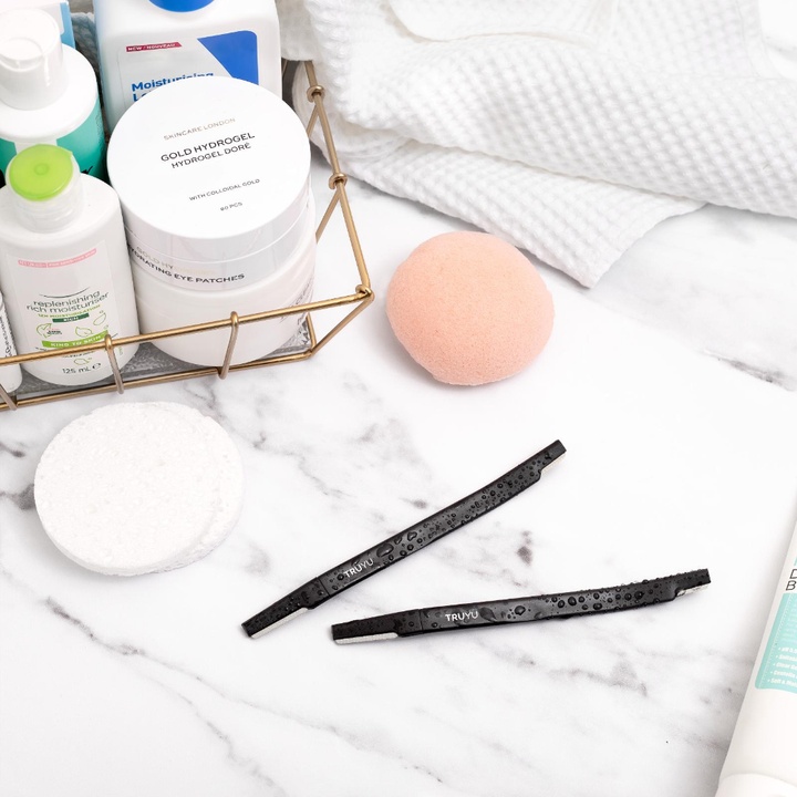 세안용 칼 눈썹칼 겸용(2개입)_1