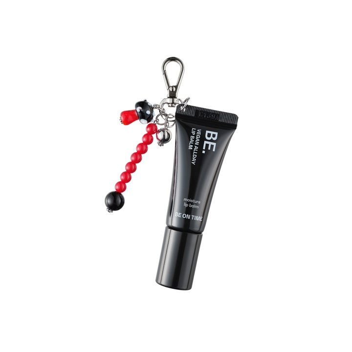 Premium Black Edition Vegan All Day Lip Balm Mini Keyring (Apple/Mushroom)_5