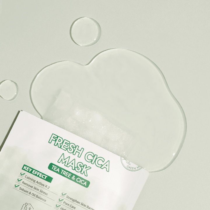 Vegan Green Mild Tea Tree Pore Mask (10EA)_4