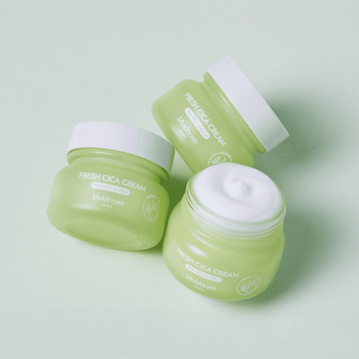 Vegan Green Mild Fresh Facial Cream_4