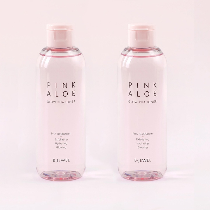 [단독최저가] 핑크알로에 유기농 저자극 글로우 파하 각질 제거 스킨 토너 200ml_0