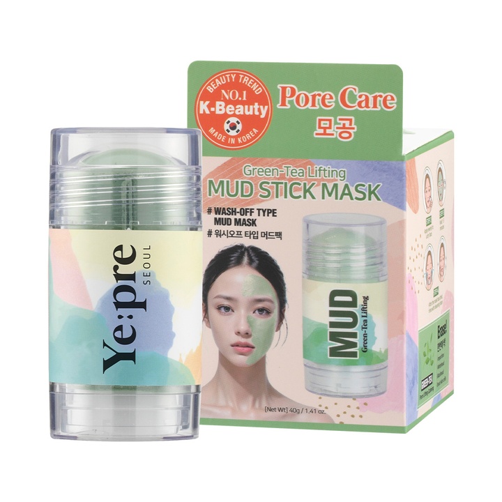 Green Tea Lifting Mud Stick Mask_4