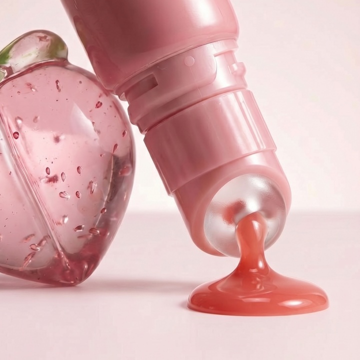 [최저가] 비건 플러피 플럼퍼 키링 (01 Sheer Rosy / 02 Mellow Peach)_5