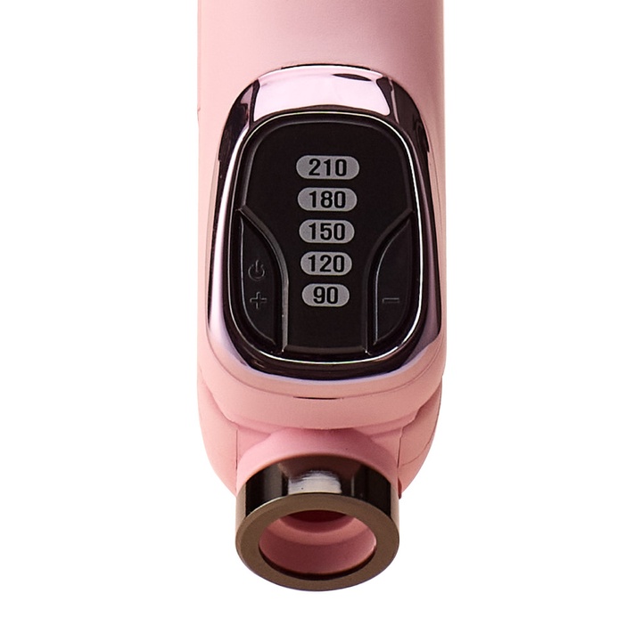 2W 러블리핑크 넓은판고데기 프리볼트 곱슬머리 여신머리 전문가용 매직기_5