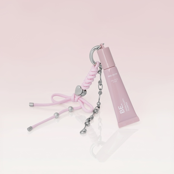 [최저가] 비건 플러피 플럼퍼 키링 (01 Sheer Rosy / 02 Mellow Peach)_1