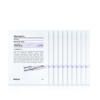 크니브 레티놀 액티브 부스팅 모공탄력 주름개선 모공 수분 진정 마스크팩 23ml 10매