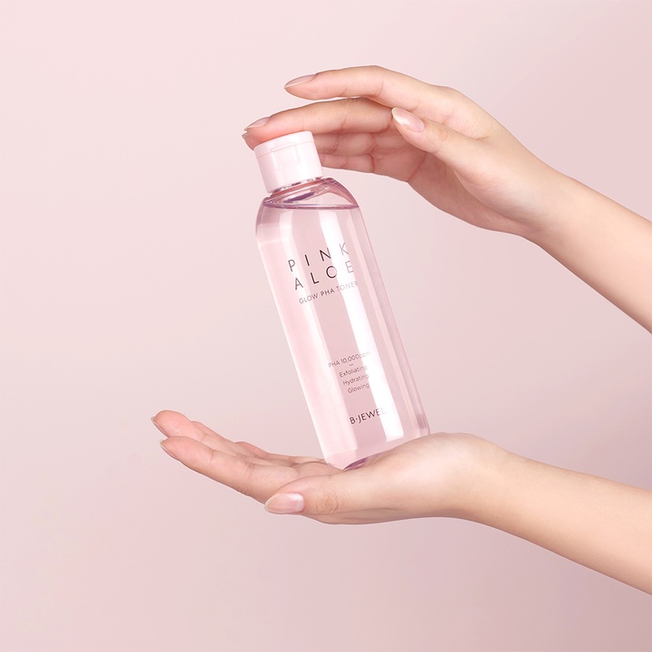 [단독최저가] 핑크알로에 유기농 저자극 글로우 파하 각질 제거 스킨 토너 200ml_8