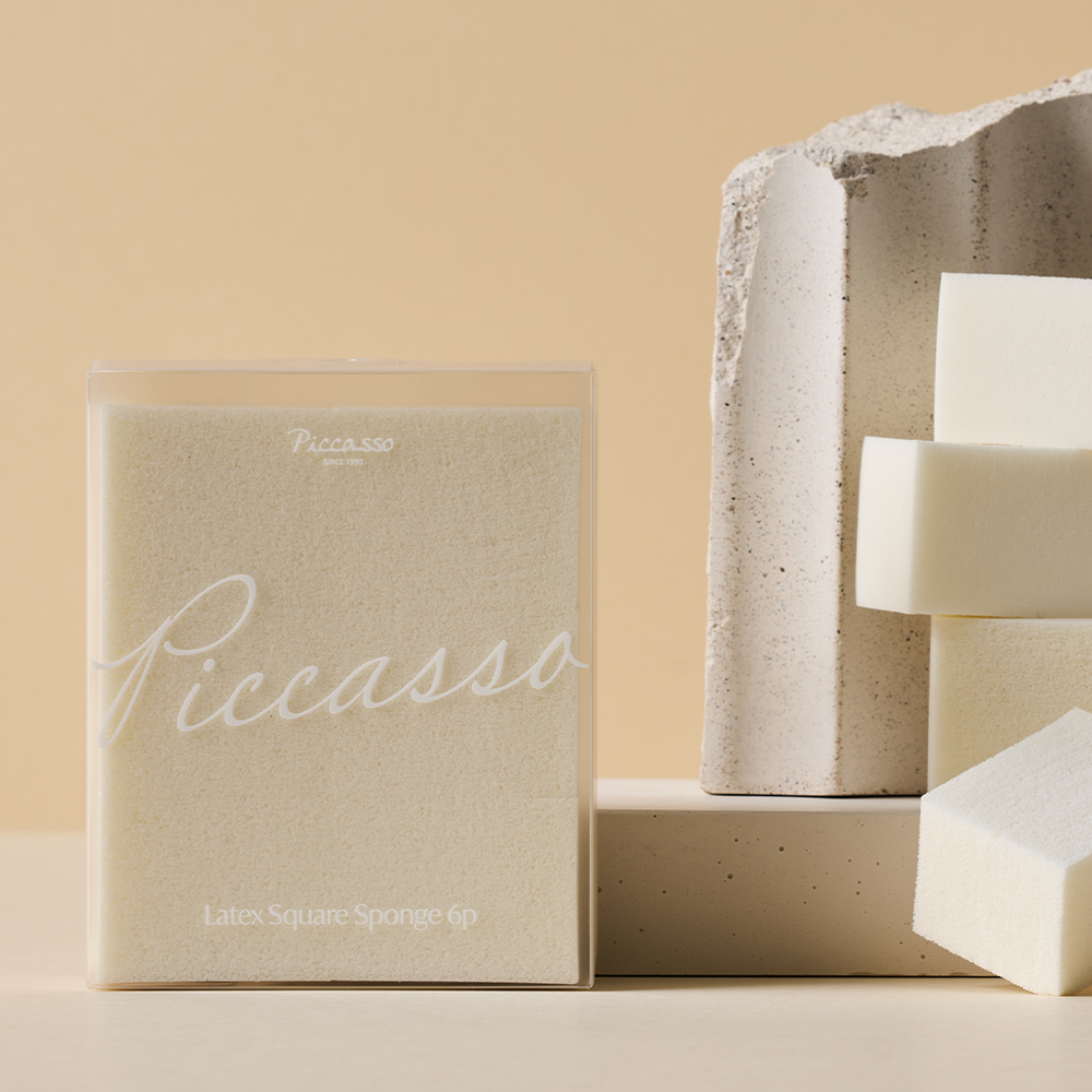 [PICCASSO] Latex Square Sponge 6P