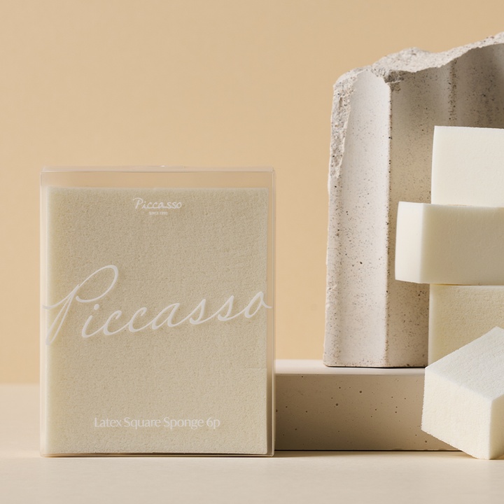 [PICCASSO] Latex Square Sponge 6P_0