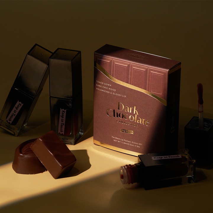 [헤메코랩 공동개발] 더 블랙 립 플럼퍼 3종 기획세트 : 다크 초콜릿 컬렉션_0