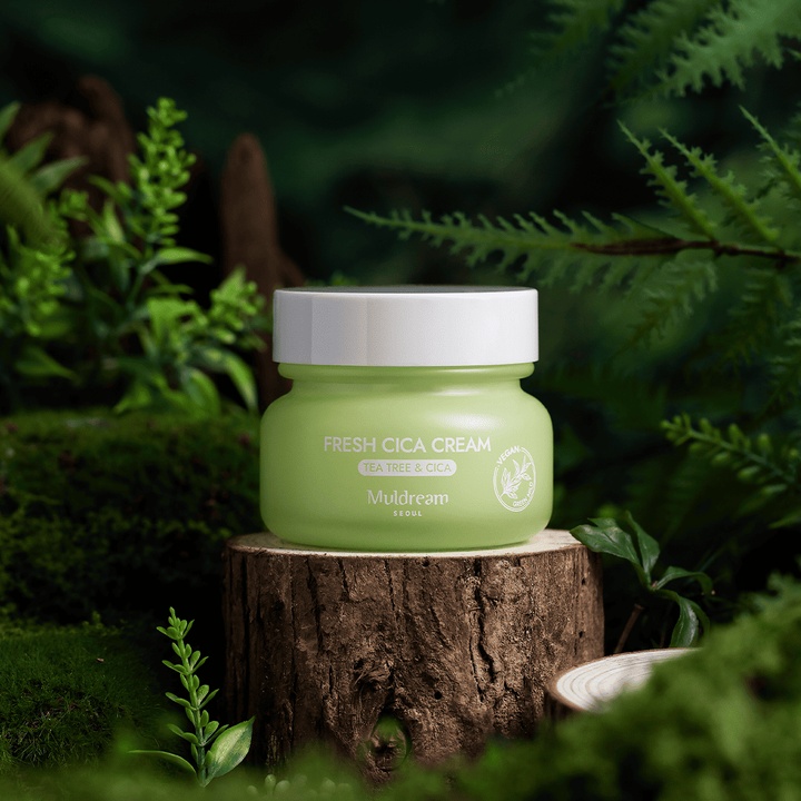 Vegan Green Mild Fresh Facial Cream_3