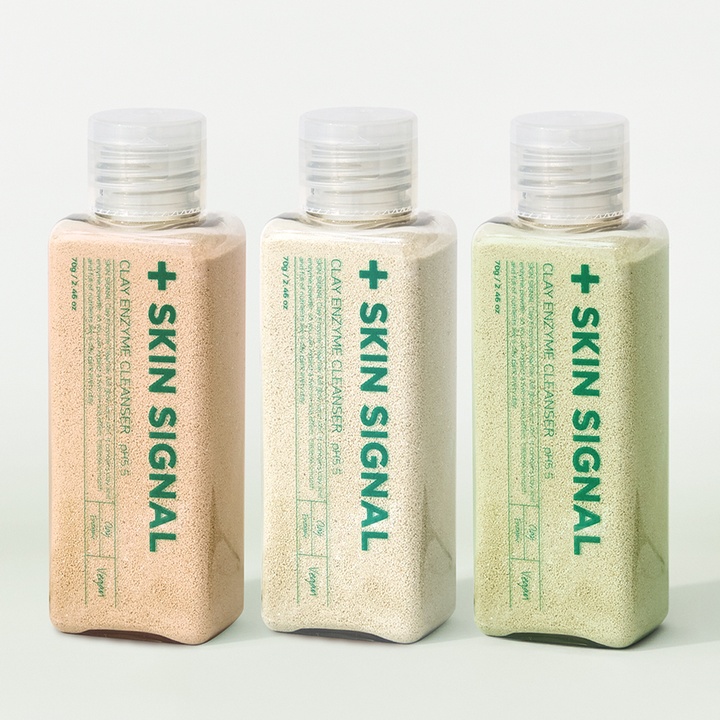 [최저가] 저자극 효소클렌저 3종 택1 (핑크BHA 각질 / 그린 진정 / 화이트 클레이 모공)_0