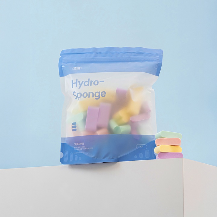 떡퍼프 20개 50개 100개 하이드로 스펀지 화장퍼프_0