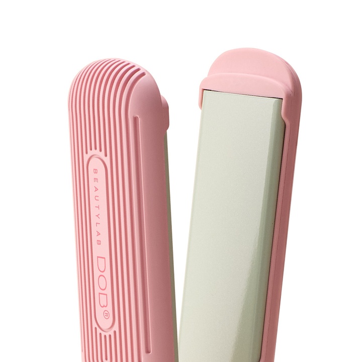 2W 러블리핑크 넓은판고데기 프리볼트 곱슬머리 여신머리 전문가용 매직기_3