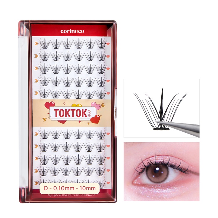 톡톡하라 큐피트 속눈썹 60pcs_3
