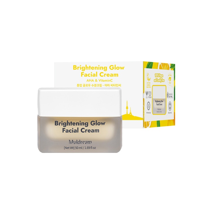 Brightening Glow Facial Cream AHA & VitaminC_5