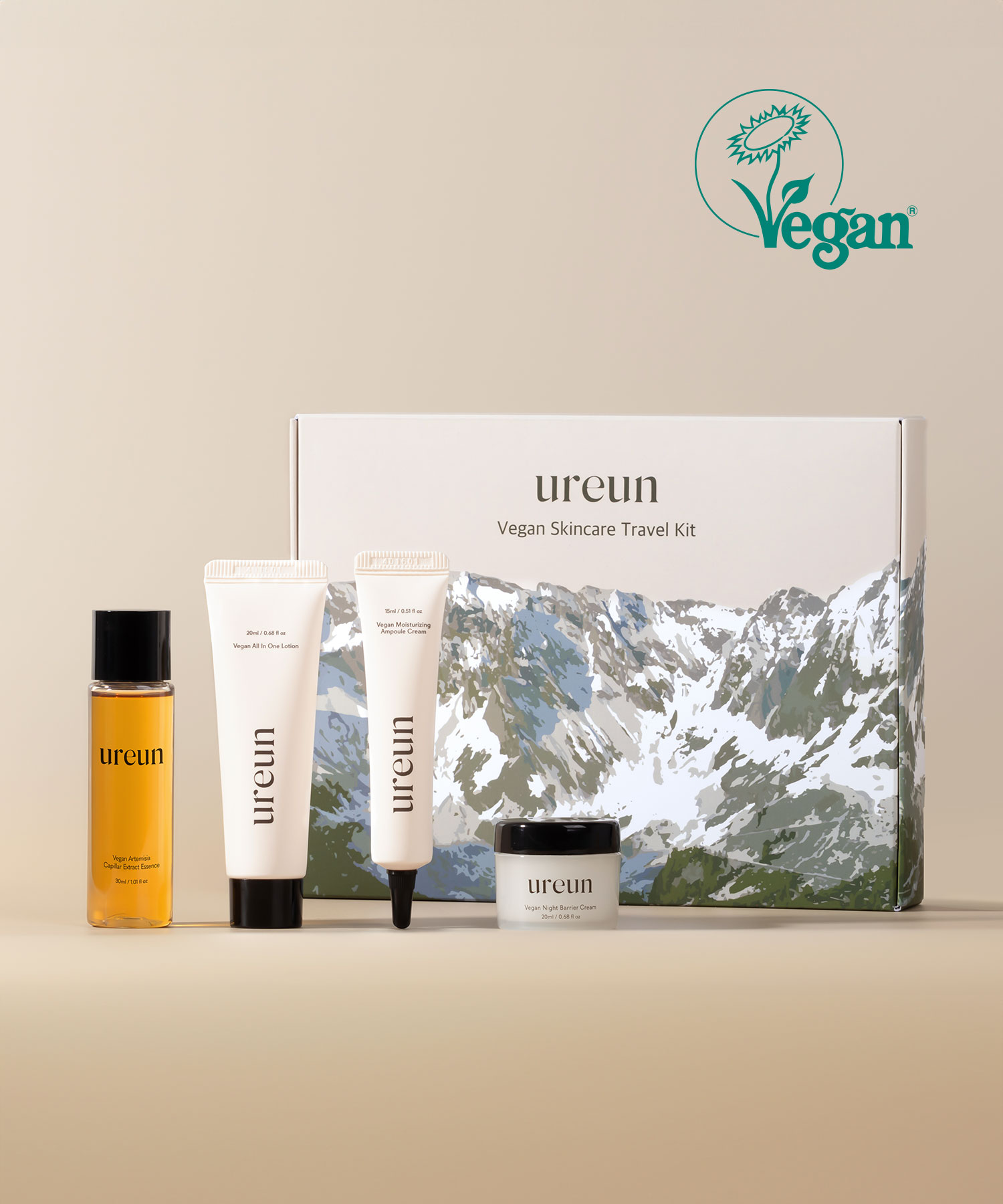 Ureun Vegan Skincare Travel Kit