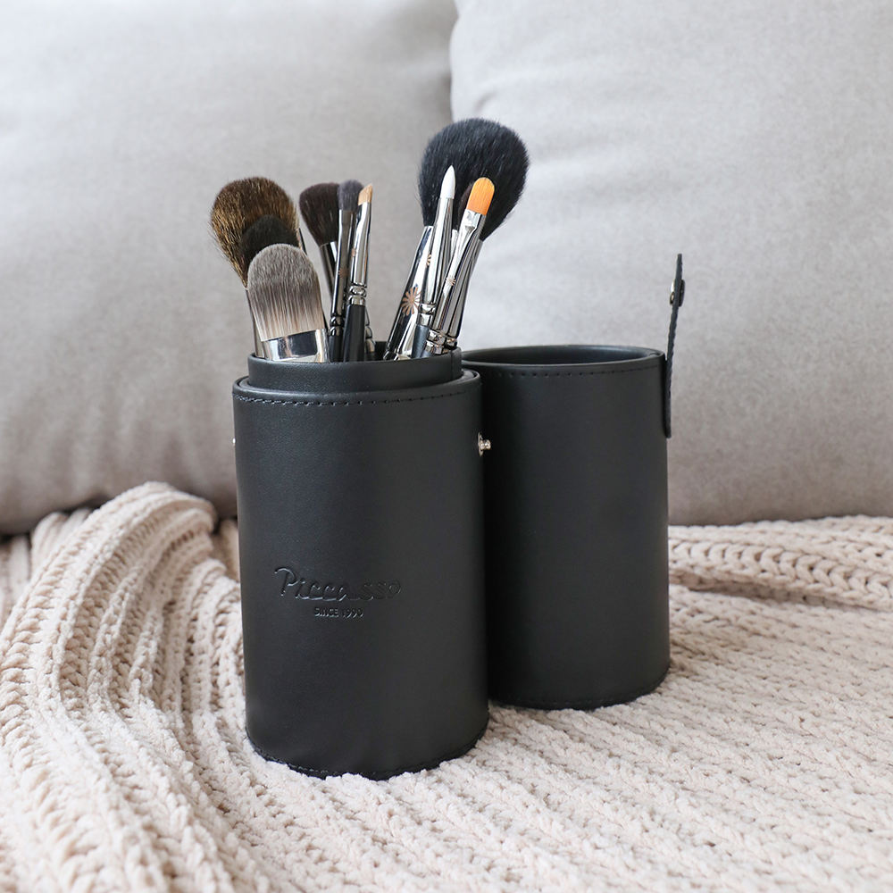 [PICCASSO] Leather Brush Case Black