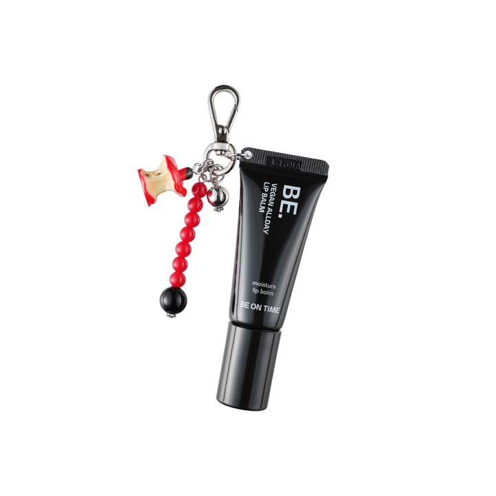 Premium Black Edition Vegan All Day Lip Balm Mini Keyring (Apple/Mushroom)_6