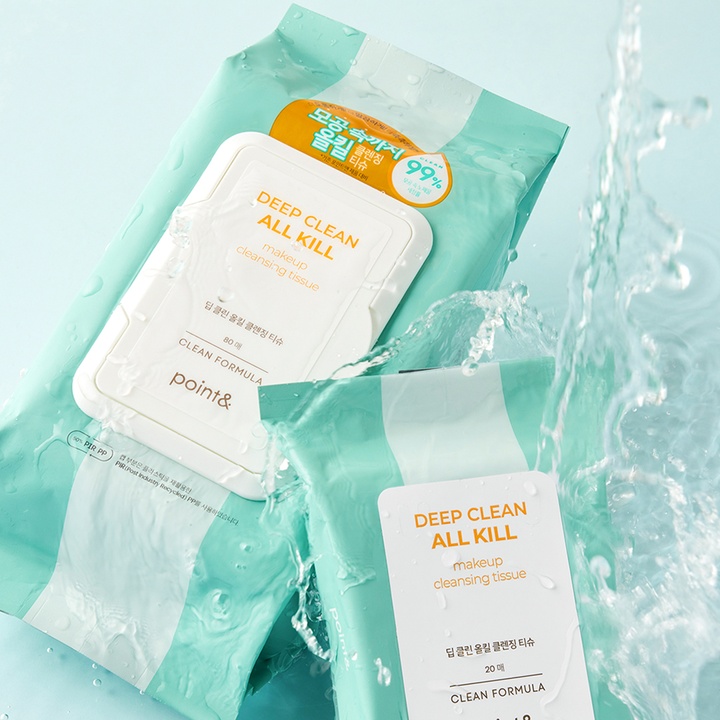 딥 클린 올킬 클렌징티슈 80매_0