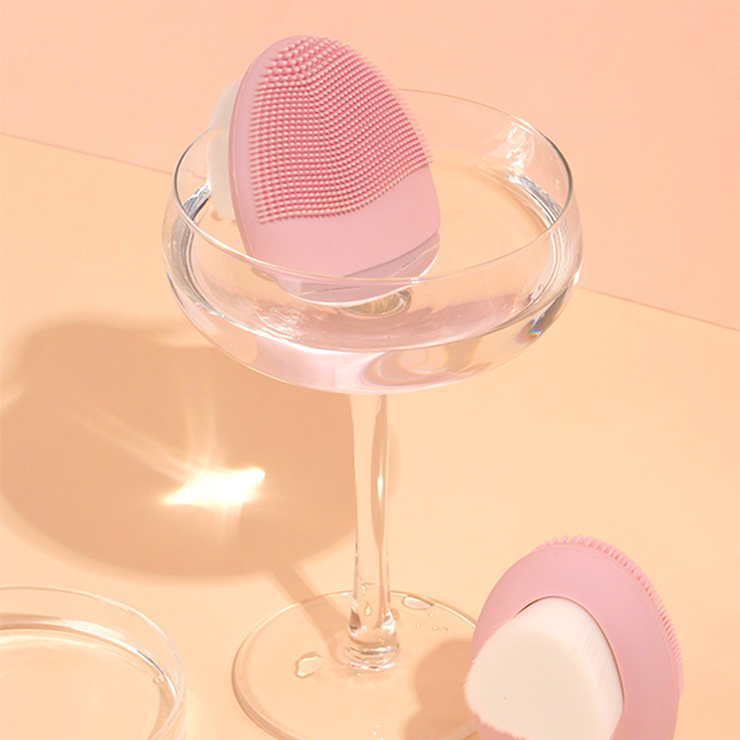 Dual Silicone Facial Cleanser Brush