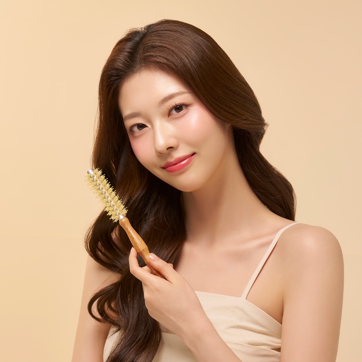 뿌리 볼륨 롤 브러시 (노랑/보라)_2