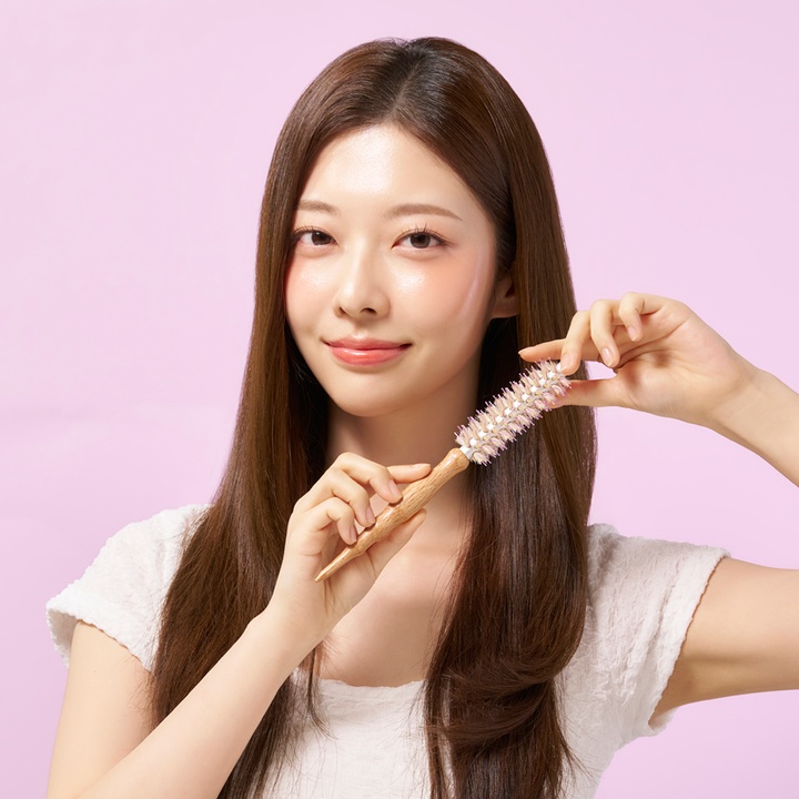 뿌리 볼륨 롤 브러시 (노랑/보라)_0