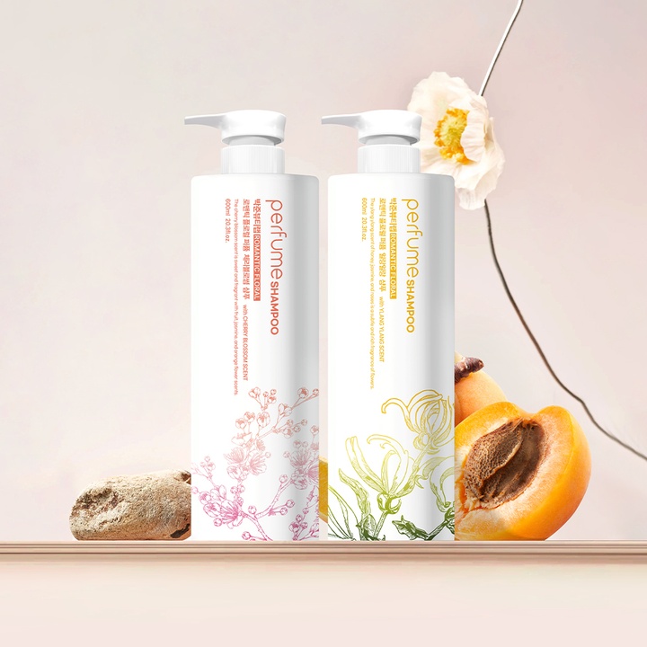 로맨틱 플로럴 퍼퓸 샴푸 600ml (일랑일랑,체리블라썸 택 1)_0