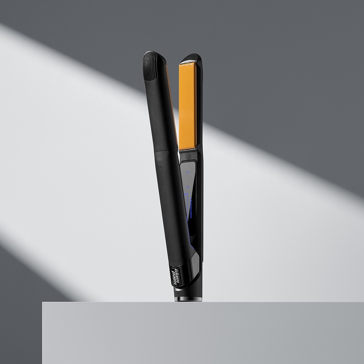 글램뮤즈 플랫(GP201T) 오리지널블랙 고데기 미용실 판고데기 프리볼트 매직기_1