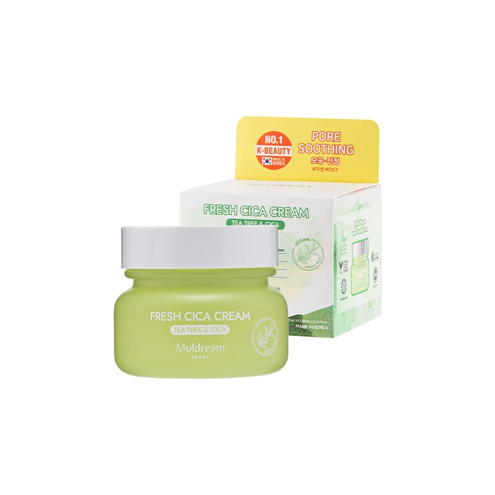 Vegan Green Mild Fresh Facial Cream_5