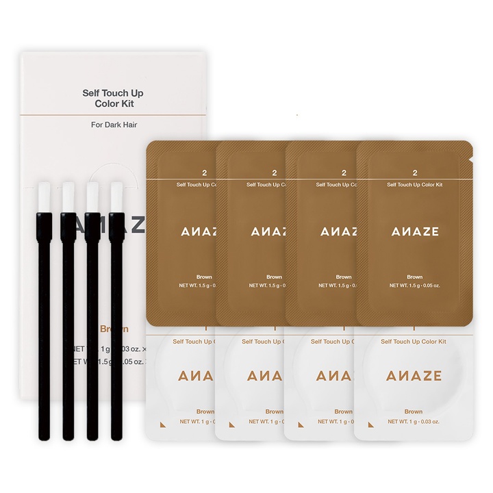 Bộ tự nhuộm/chỉnh màu chân mày tại nhà (Self Touch Up Color Kit B01 Brown) 4 bộ_0