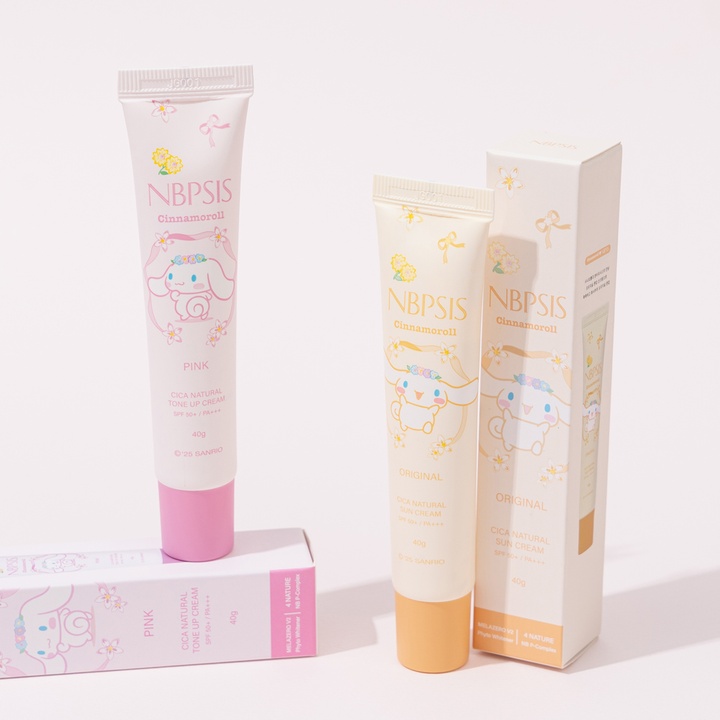 시나모롤 시카 네추럴 톤업 선크림 핑크_1