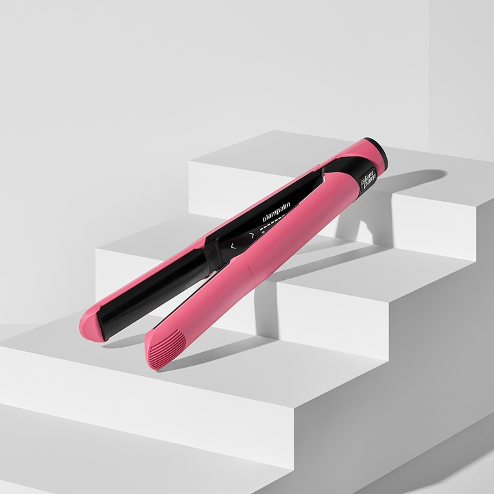 글램뮤즈 볼륨(GP202T) 글램핑크 볼륨고데기 미용실 고데기 프리볼트 매직기_0