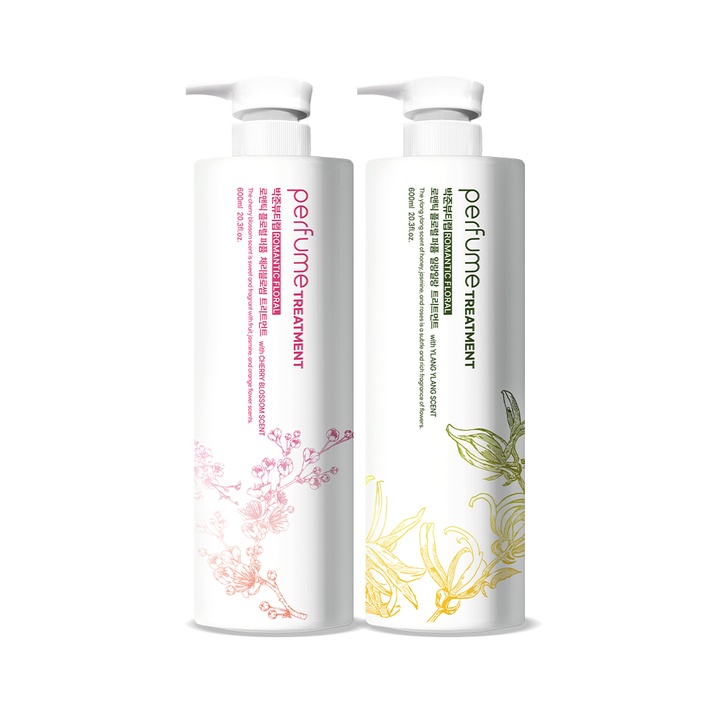로맨틱 플로럴 퍼퓸 트리트먼트 600ml (일랑일랑,체리블라썸 택 1)_2