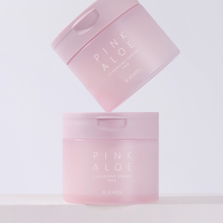 핑크알로에 세럼 클렌징 토너패드 180ml(60매)_0